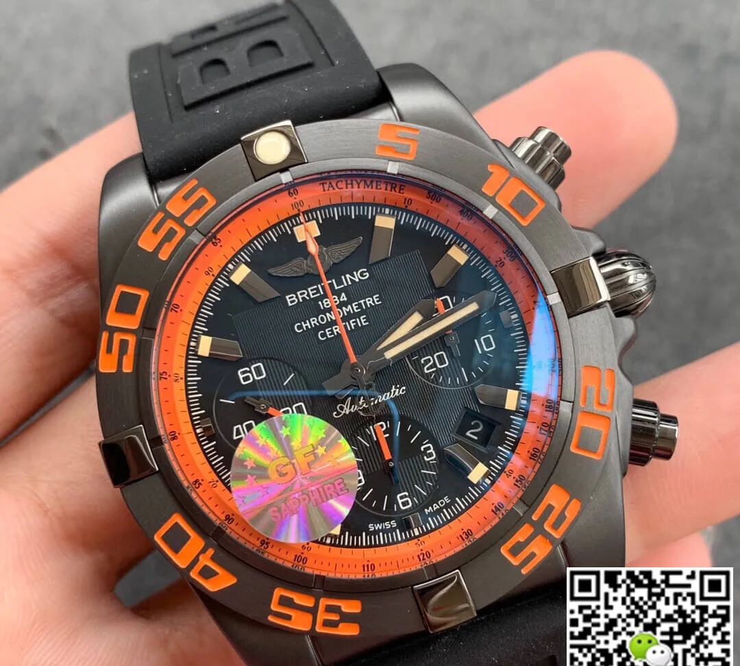 Breitling Chronomat B01 MB0111C2.BD07.153S.M20D.2 GF Factory 1:1 Best Edition Replica Watch Black Bezel